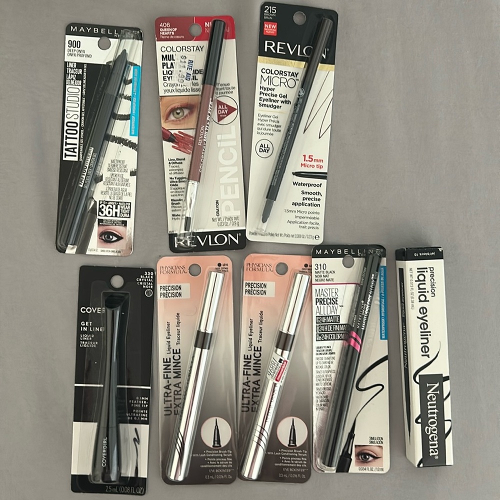 8 Assorted Eyeliner ( New and original packaging)